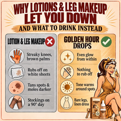 Why lotions and leg makeup let you down
