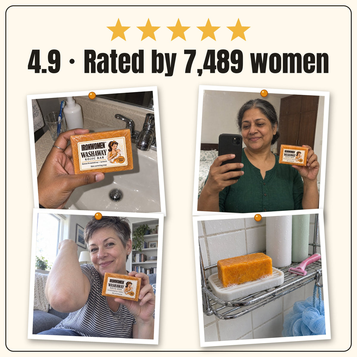 Rated 4.9 by 7,489 women