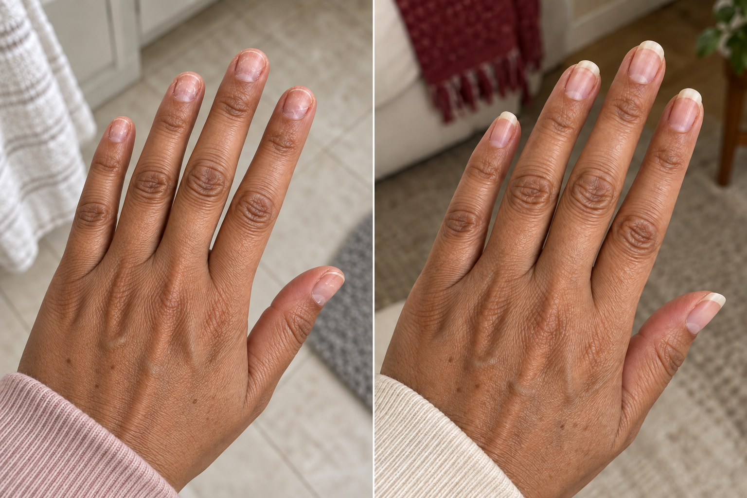 AI-generated nails illustration — Before