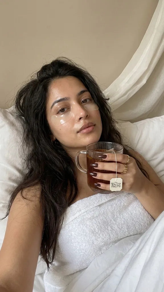 A warm cup of herbal tea